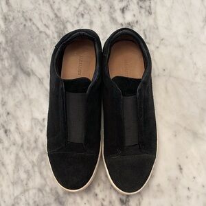 Allsaints Aya suede slip-on platform sneakers 
Size: 39